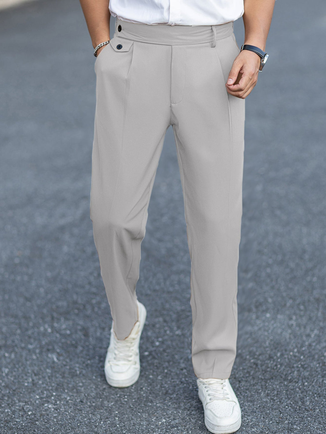Vintage Loose Fit Trousers