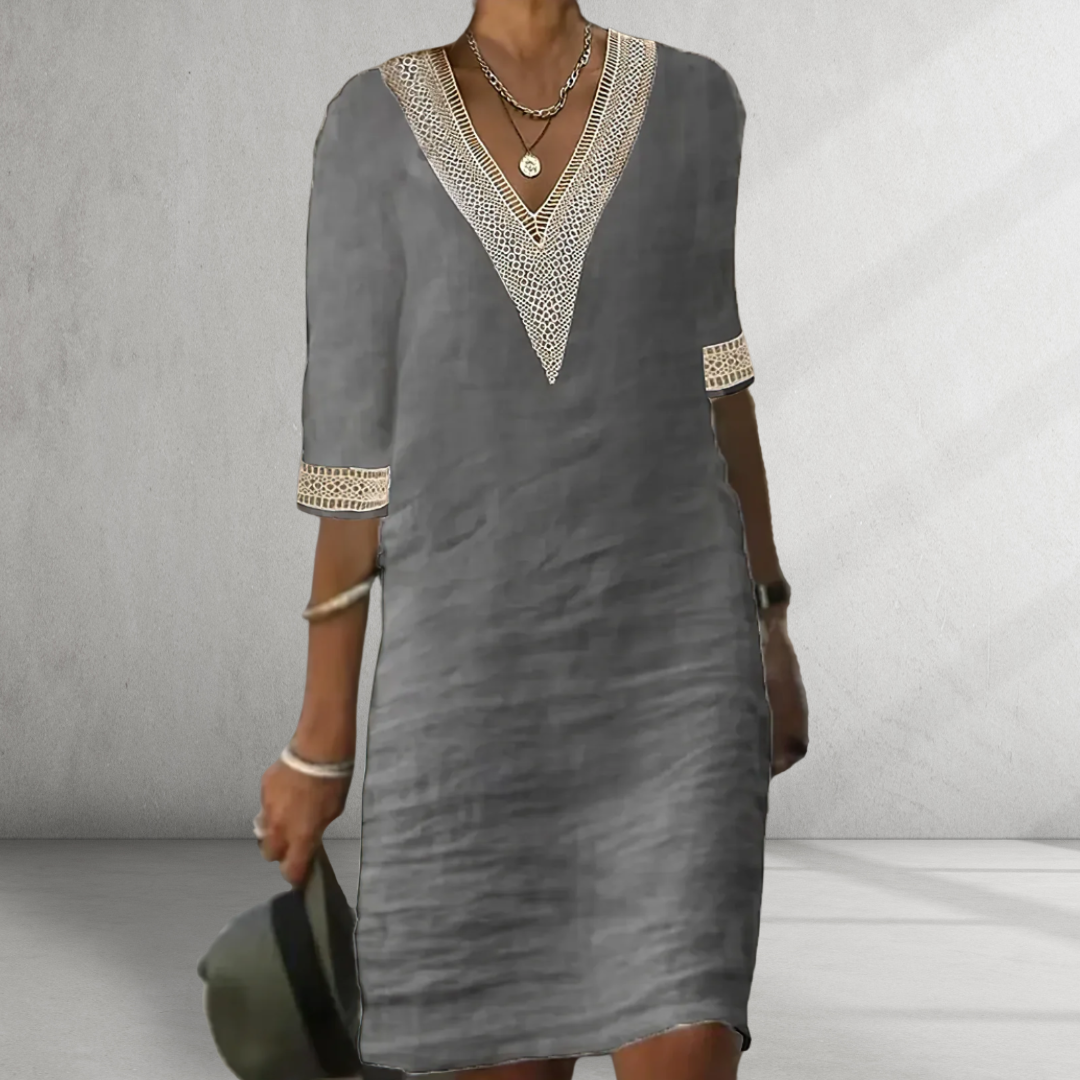 Paige™ - Cotton Linen Summer Dress