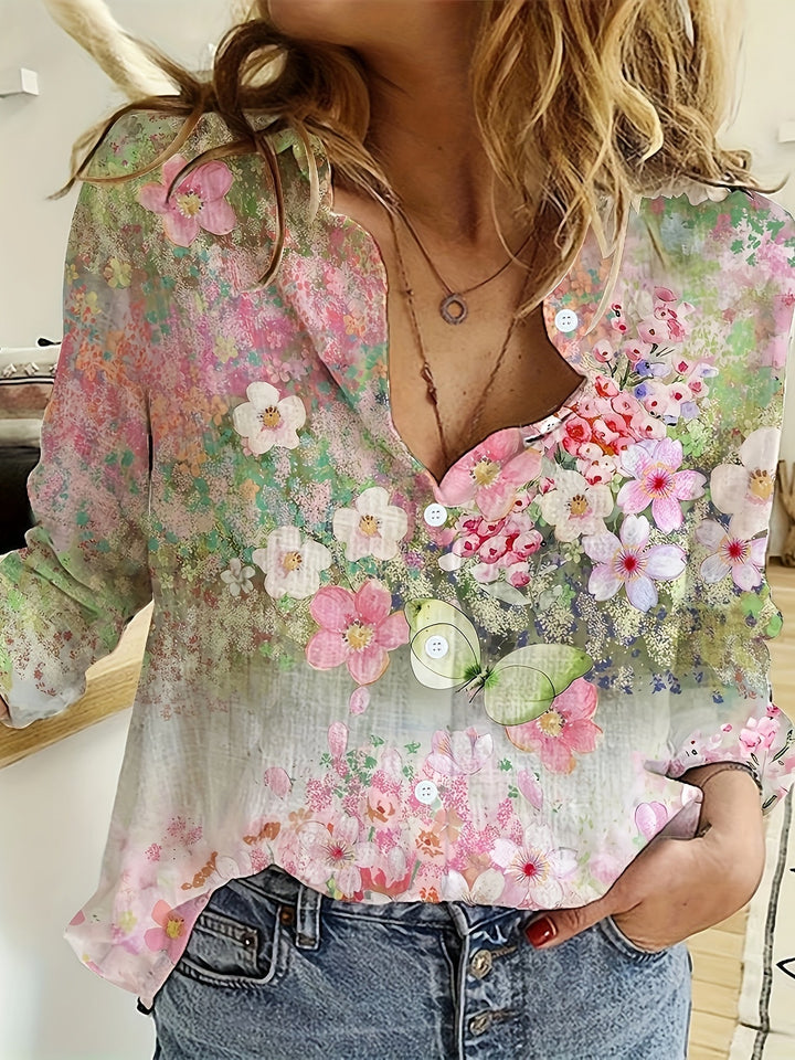 Bernice™ - Floral Boho Blouse