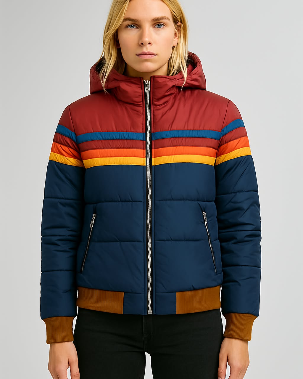 Rubie™ - Rainbow Puffer Jacket