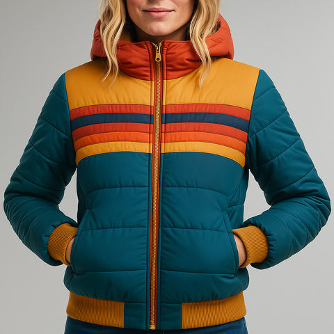 Rubie™ - Rainbow Puffer Jacket