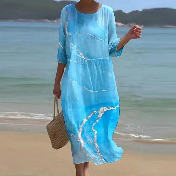 Kris™ - Stylish Floral Maxi Dress