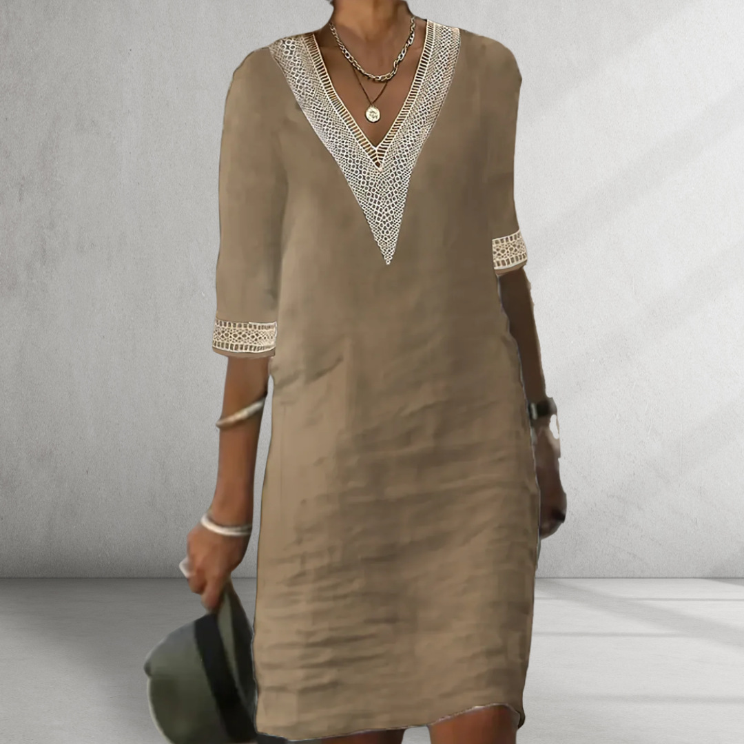 Paige™ - Cotton Linen Summer Dress