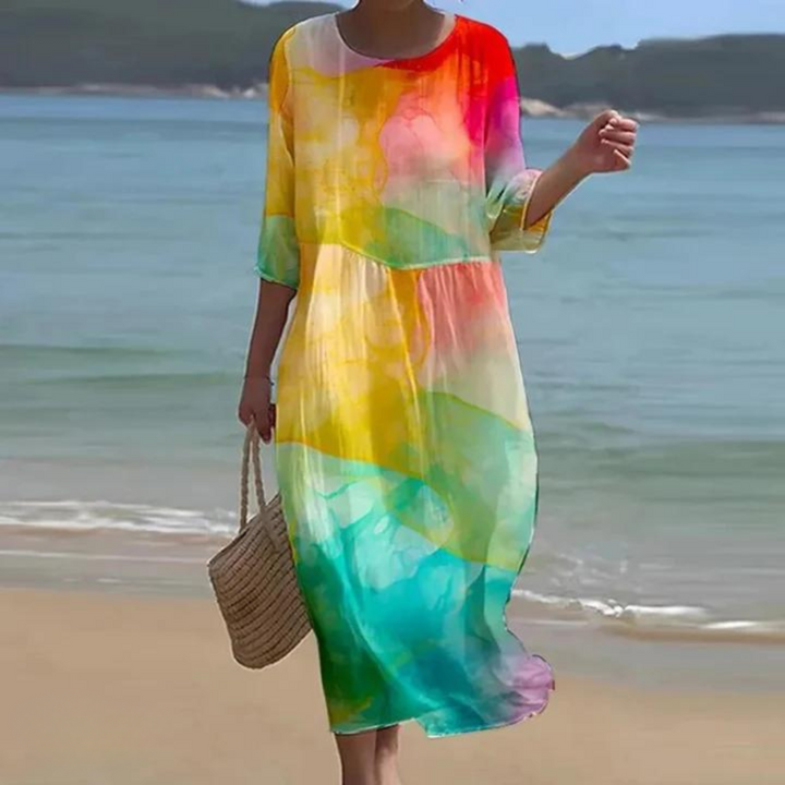 Kris™ - Stylish Floral Maxi Dress
