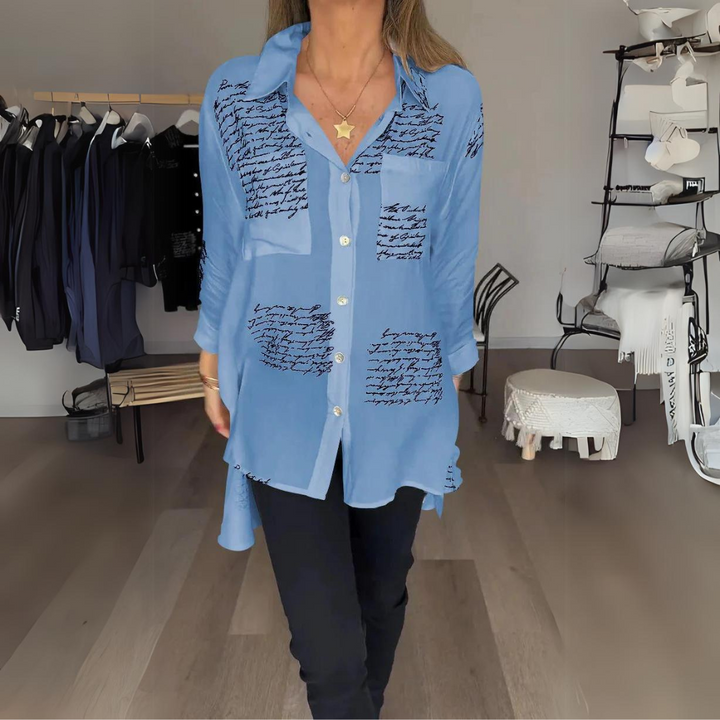 Juane™ - Handwritten Button-Up Shirt