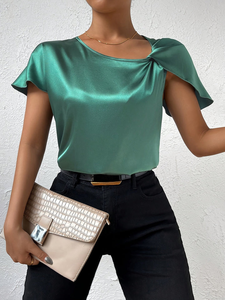 Gail™ - Trendy Top With Unique Shoulder Detail