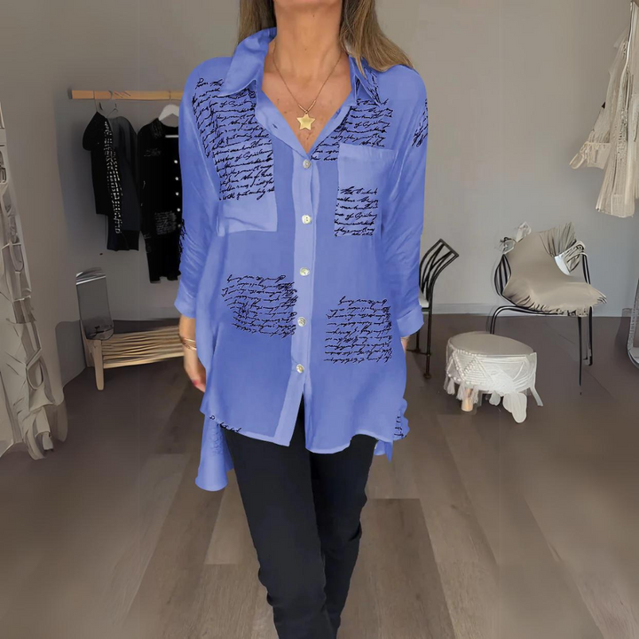 Juane™ - Handwritten Button-Up Shirt