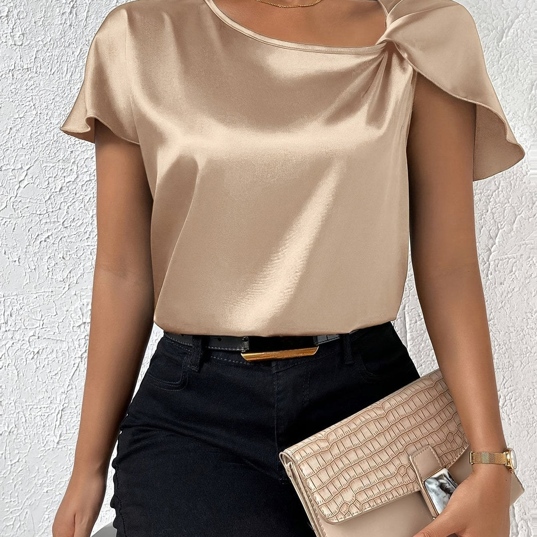 Gail™ - Trendy Top With Unique Shoulder Detail