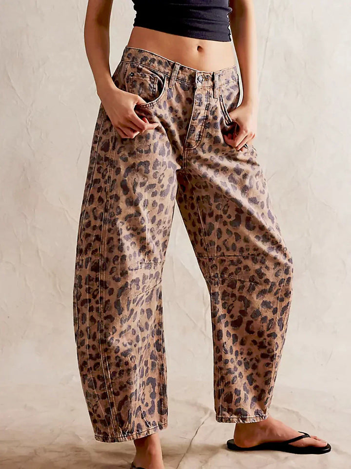 Terry™ - Print Baggy Jeans