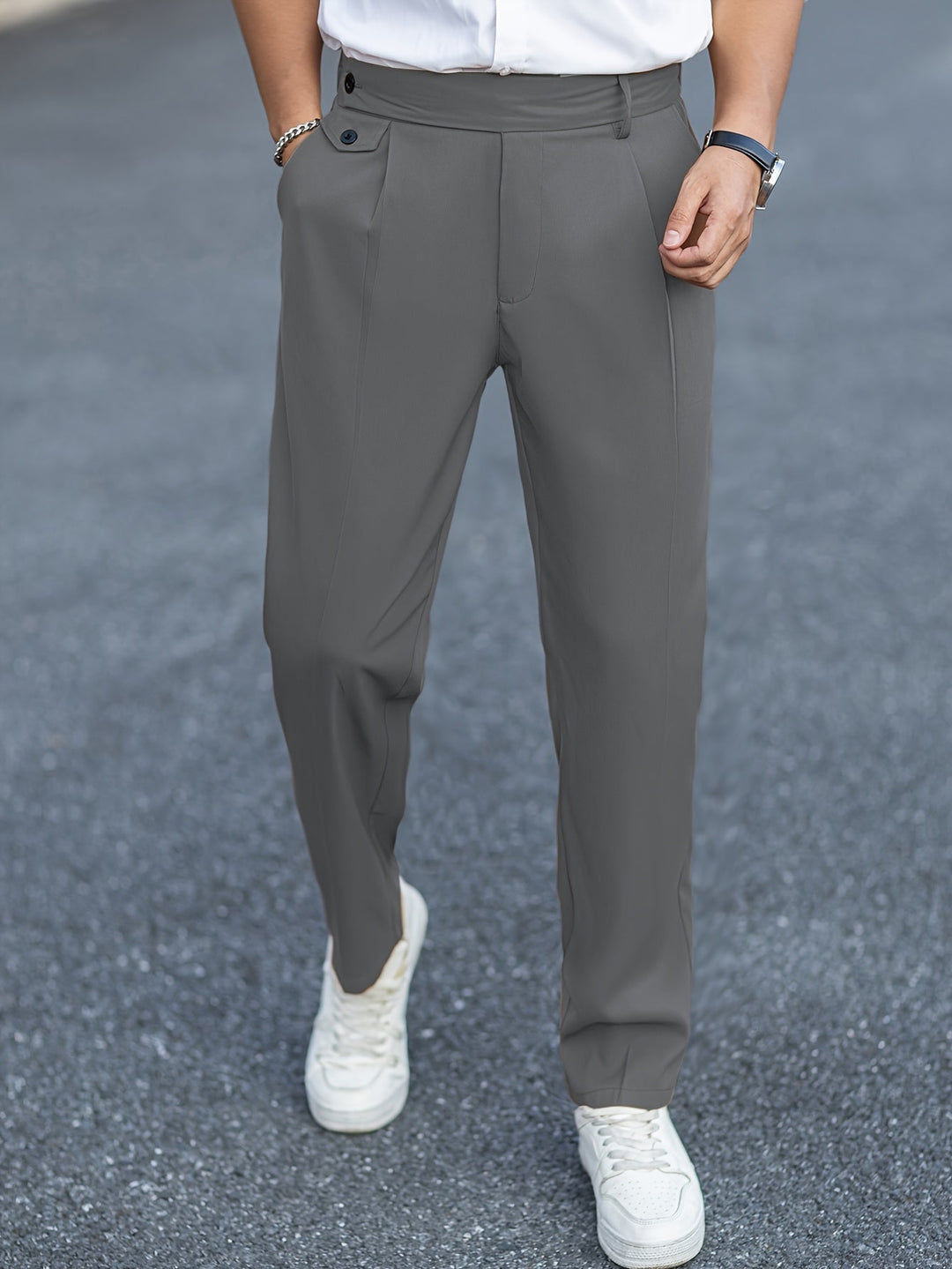 Vintage Loose Fit Trousers