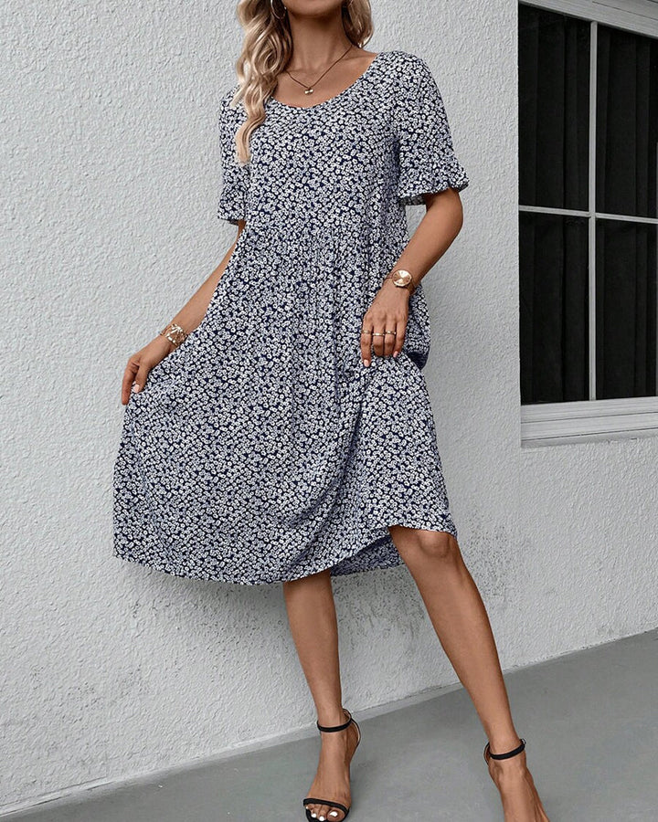 Clarisse™ - Floral Midi Dress