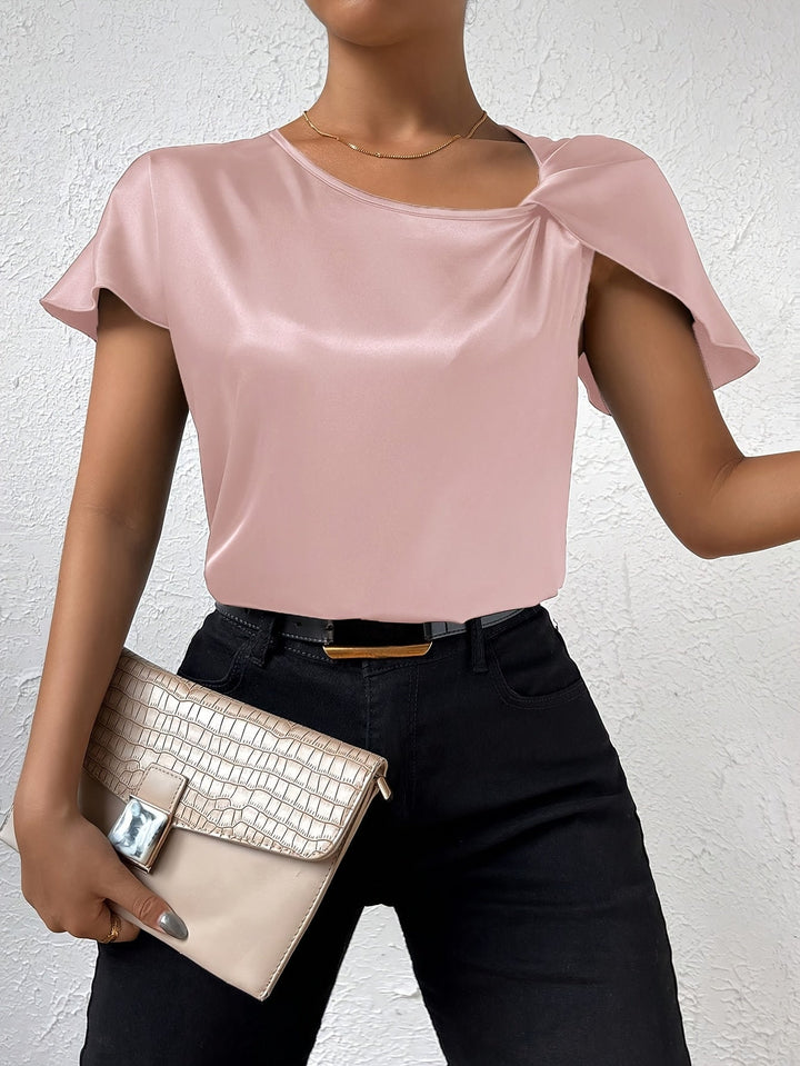 Gail™ - Trendy Top With Unique Shoulder Detail
