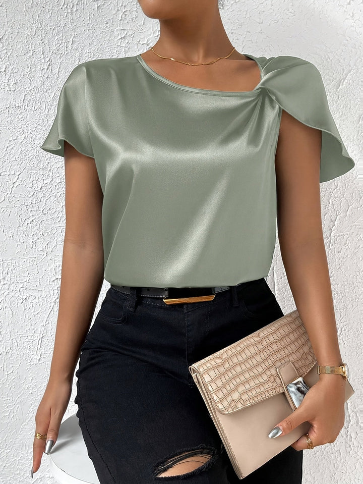 Gail™ - Trendy Top With Unique Shoulder Detail