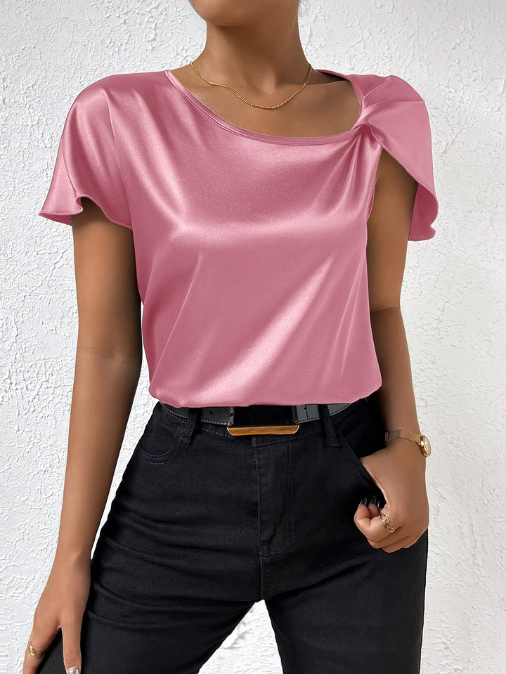 Gail™ - Trendy Top With Unique Shoulder Detail