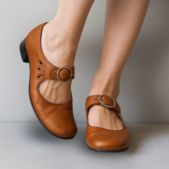 Kylie™ - Orthopedic Leather Shoes