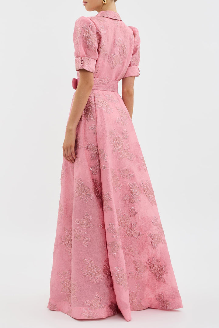 Amanda™ - Short Puff Sleeves Dress