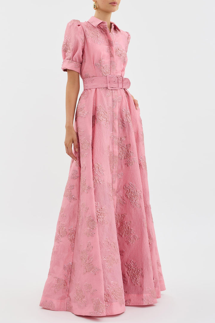 Amanda™ - Short Puff Sleeves Dress