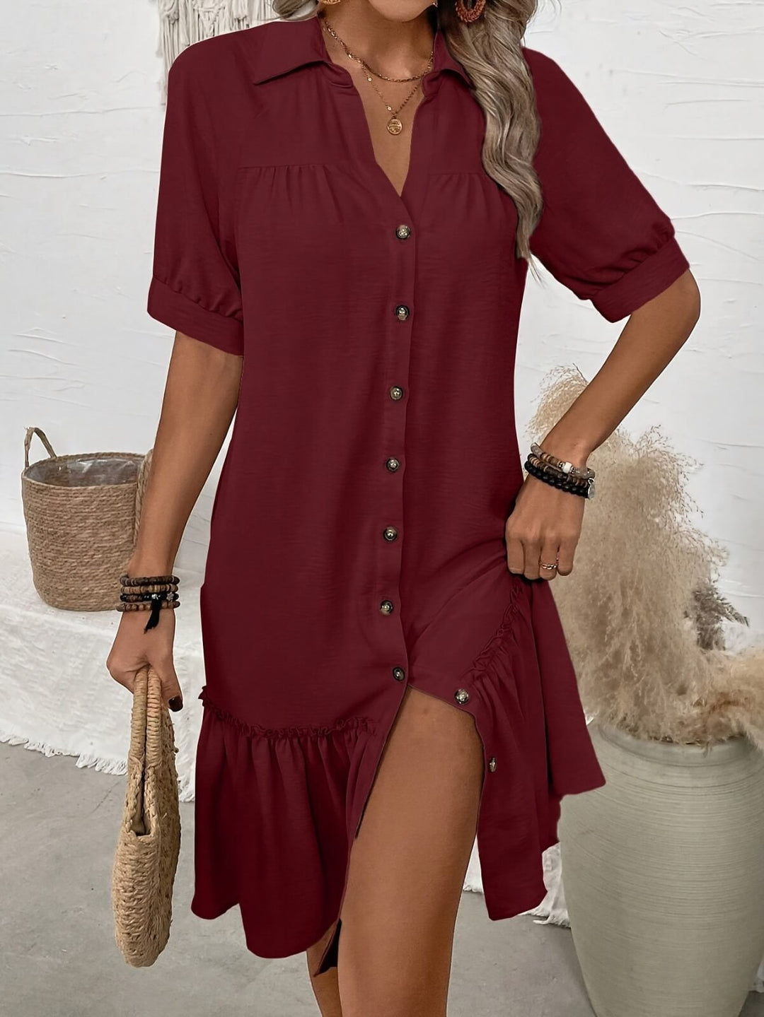Soleil™ - Button-Down Dress