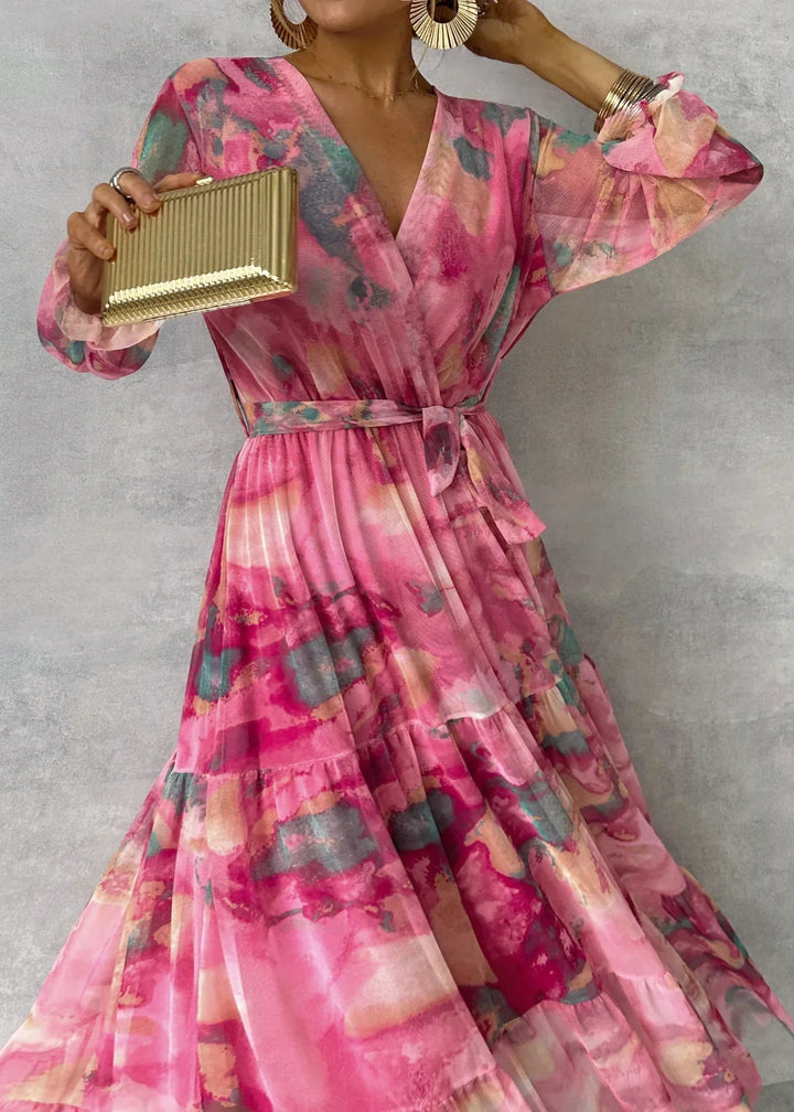 Gelli™ - floral pattern wrap dress