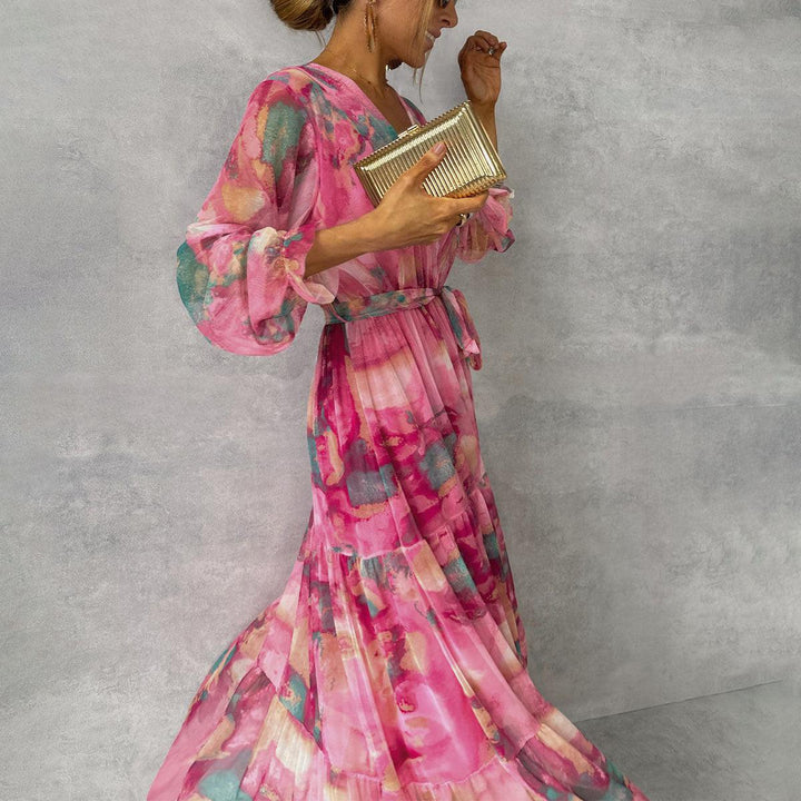 Gelli™ - floral pattern wrap dress