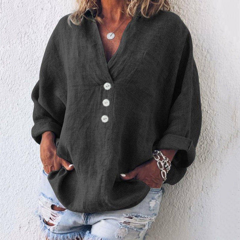 Kai™ - Stylish Cotton Linen Pullover
