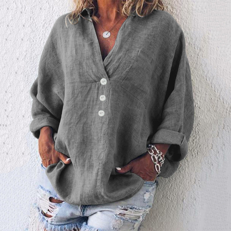 Kai™ - Stylish Cotton Linen Pullover
