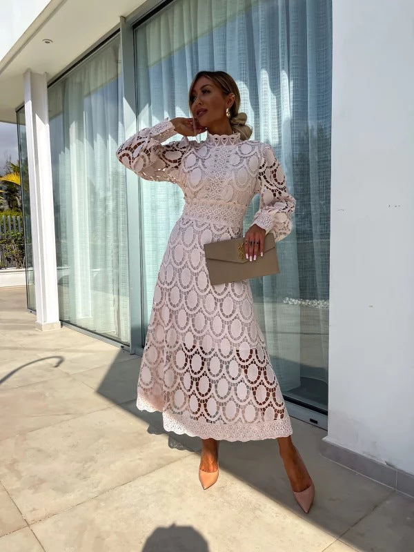 Toni™ - Stylish French Lace Dress
