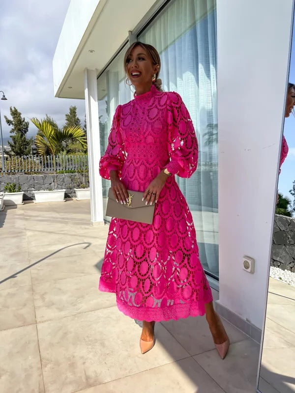 Toni™ - Stylish French Lace Dress