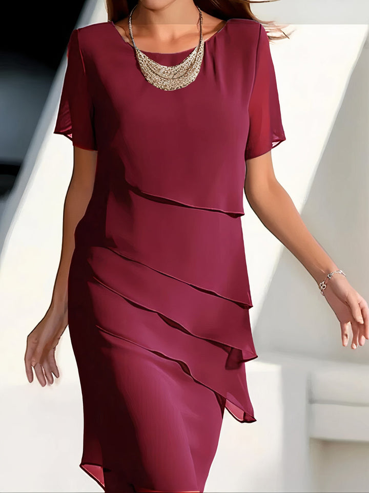 Nanna™ - Chiffon Pleated Dress