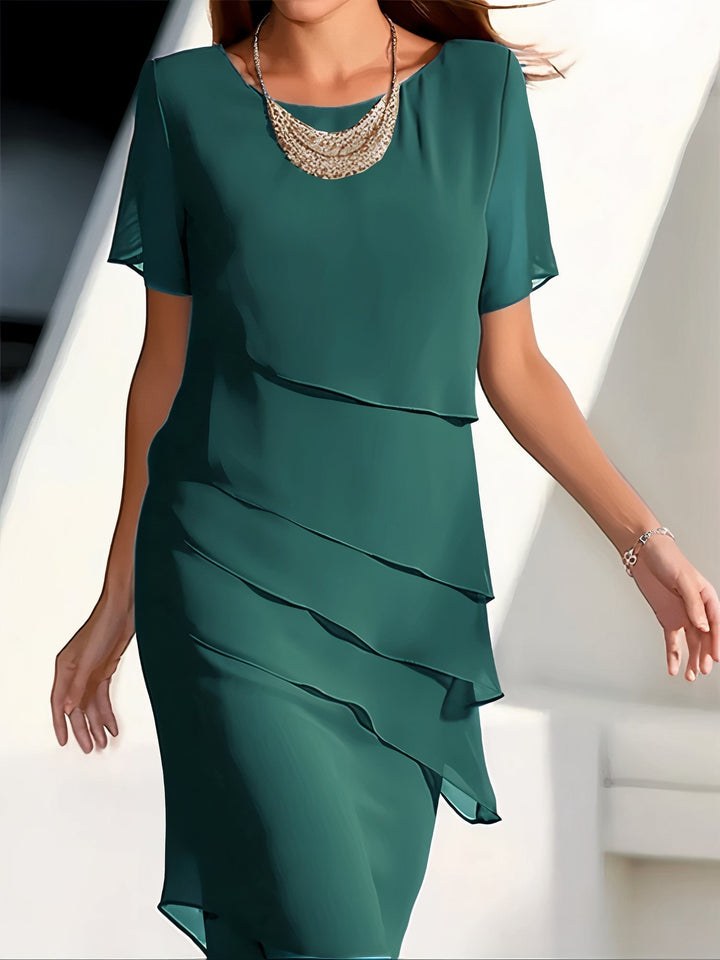 Nanna™ - Chiffon Pleated Dress