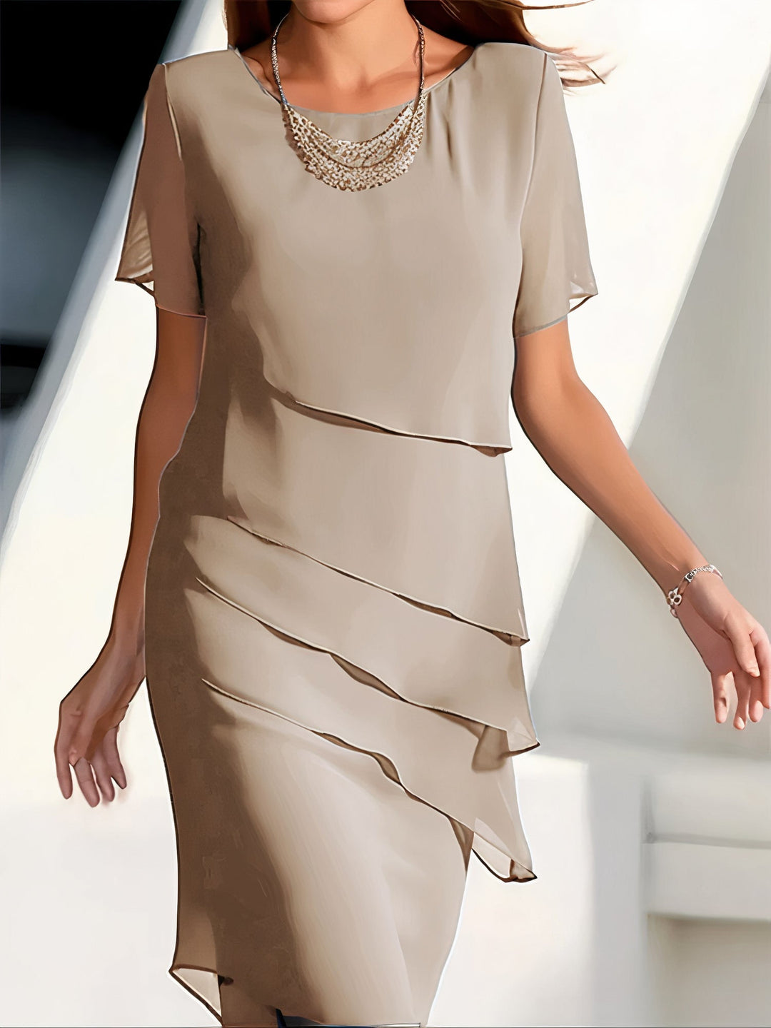 Nanna™ - Chiffon Pleated Dress