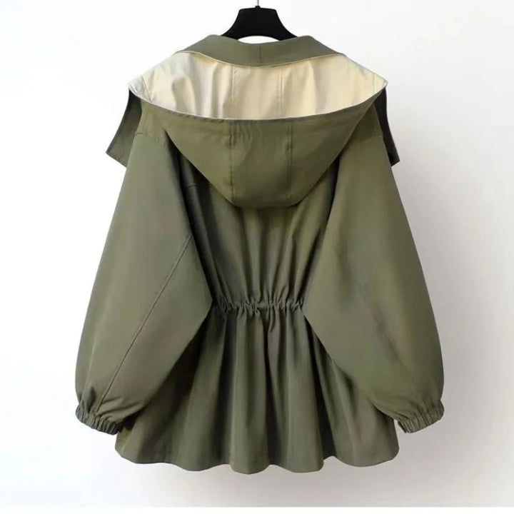 Xenia™ - Trendy Hooded Windbreaker Coat