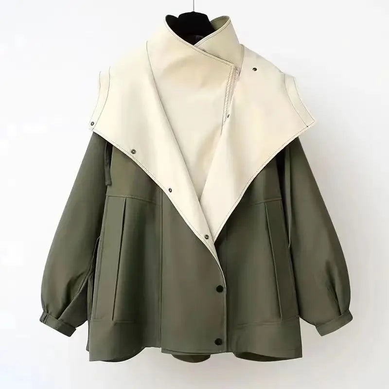 Xenia™ - Trendy Hooded Windbreaker Coat
