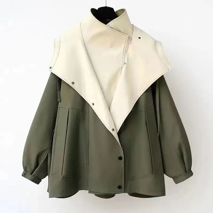 Xenia™ - Trendy Hooded Windbreaker Coat