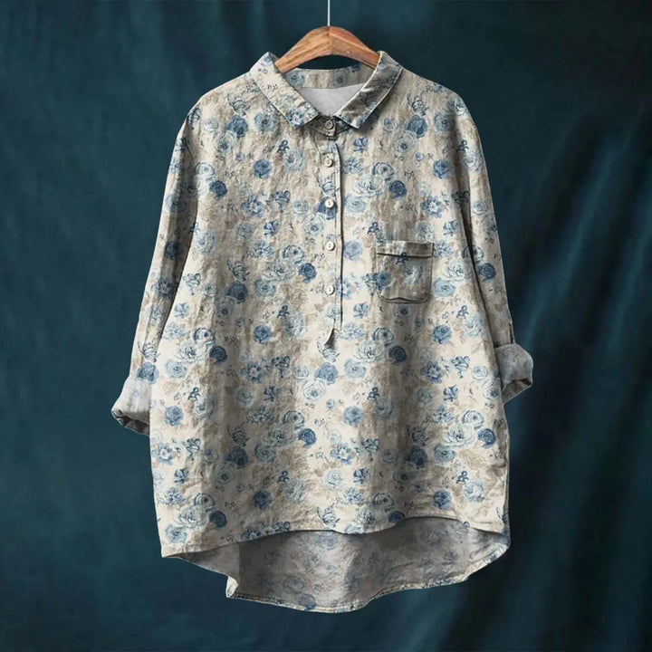 Rhonda™ - Elegant Women's Floral Shirt