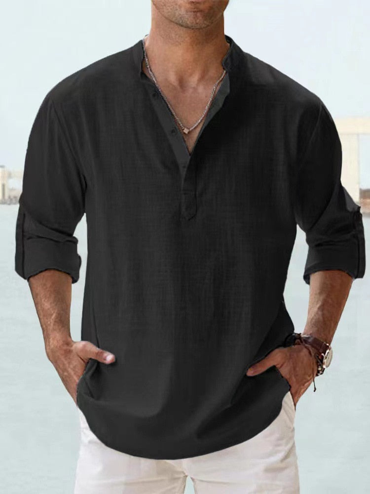 Rayan™ - Casual Linen Overshirt