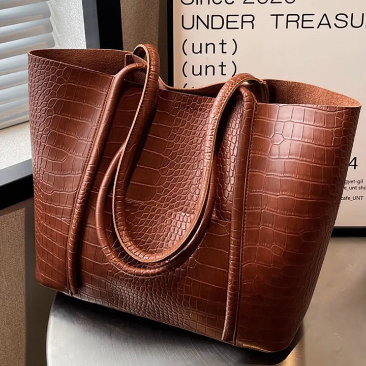 Betina™ - Crocodile Leather Shoulder Bag