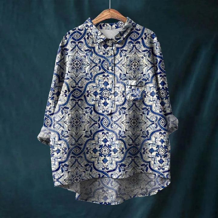 Rhonda™ - Elegant Women's Floral Shirt