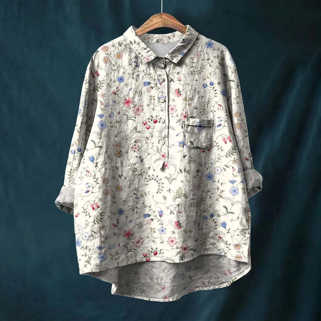 Rhonda™ - Elegant Women's Floral Shirt