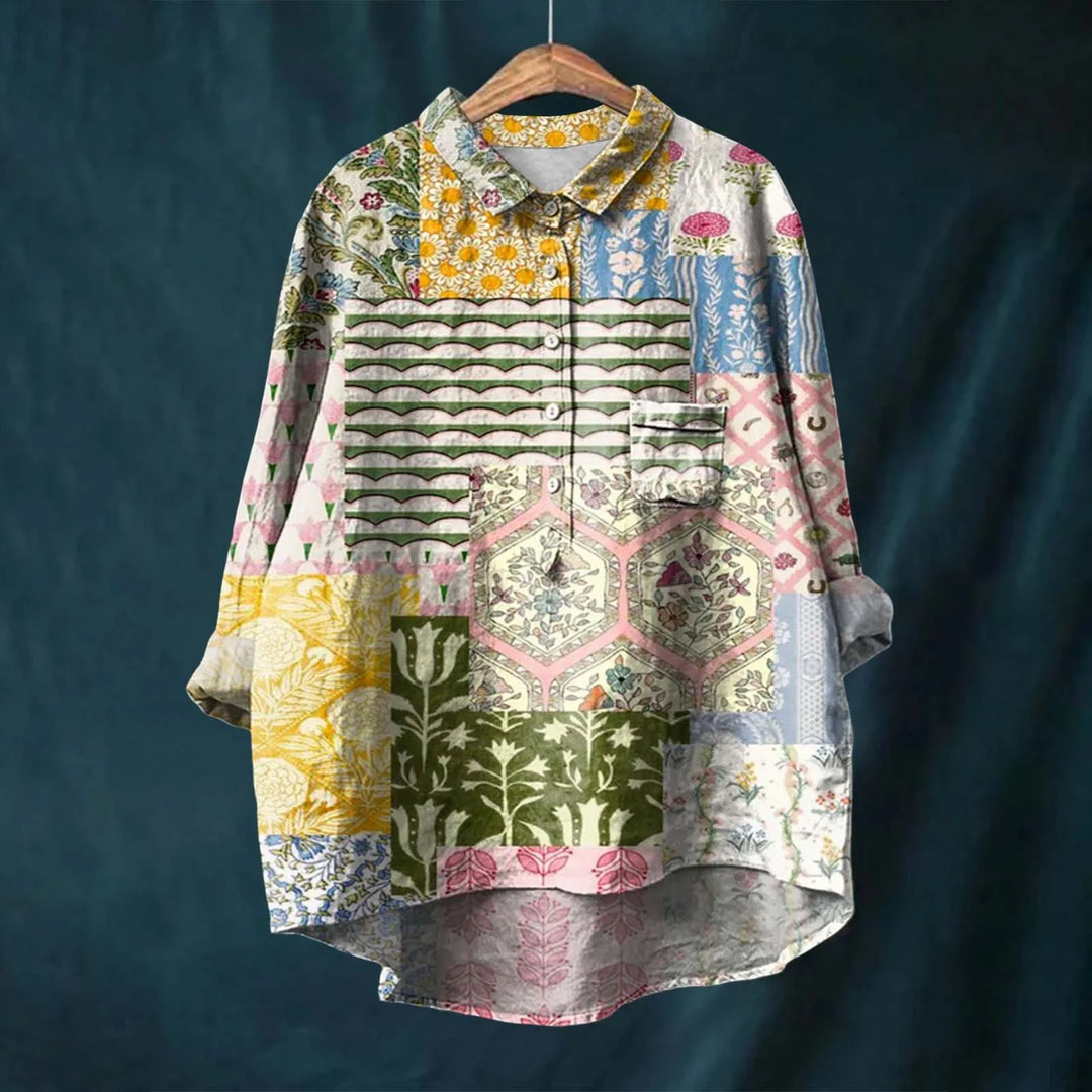 Rhonda™ - Elegant Women's Floral Shirt