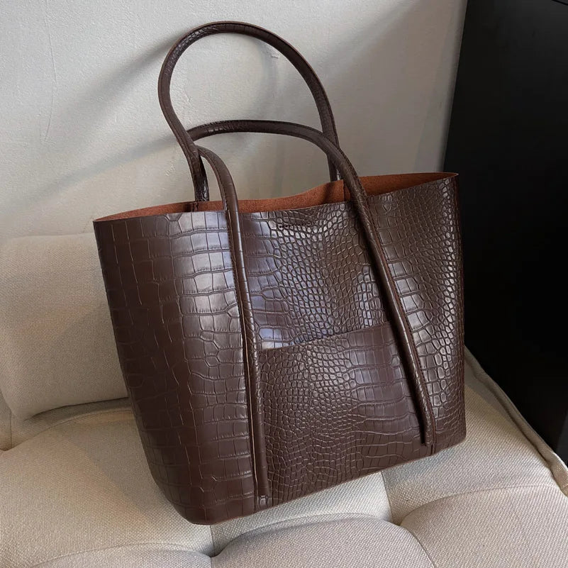Betina™ - Crocodile Leather Shoulder Bag