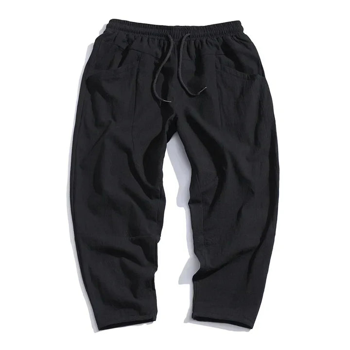 Kyoto Linen Cropped Trousers