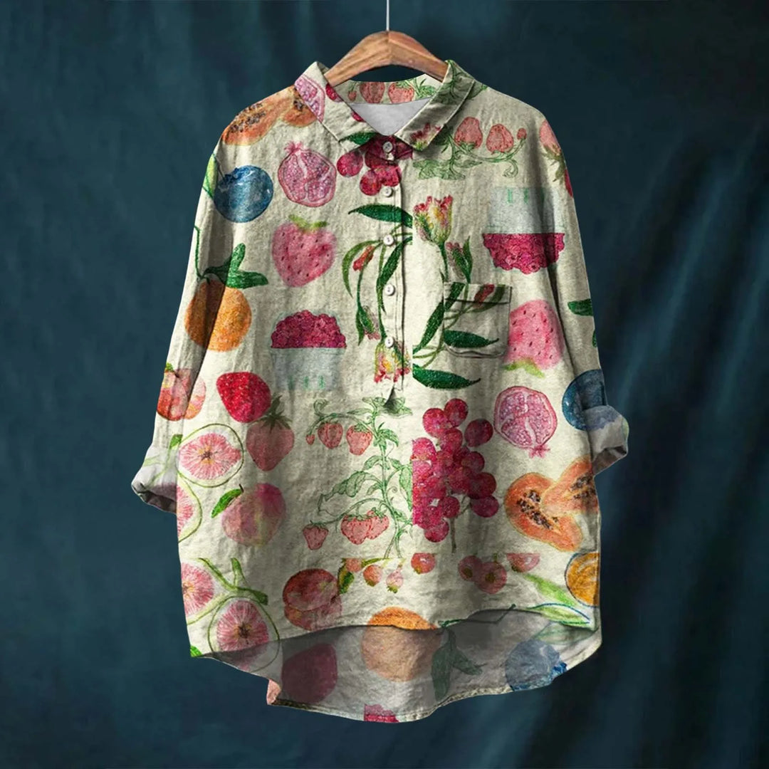 Rhonda™ - Elegant Women's Floral Shirt