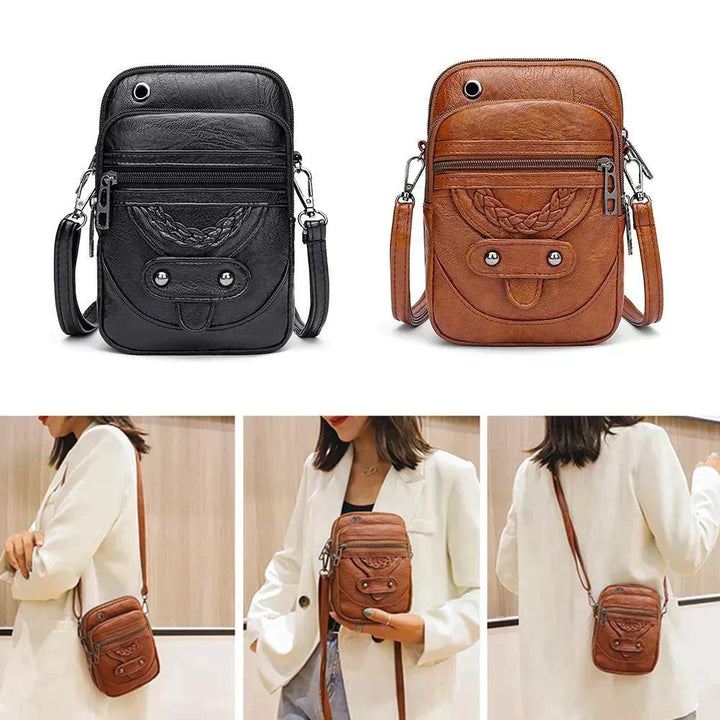 Carice - Borsa in Pelle Vintage