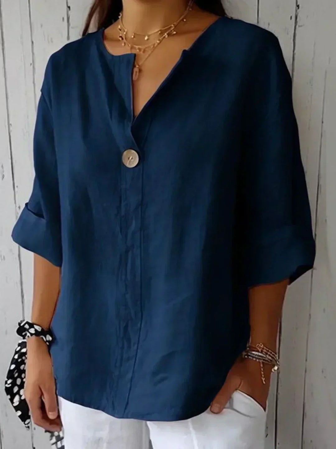 Juanita™ - Casual V-neck Blouse