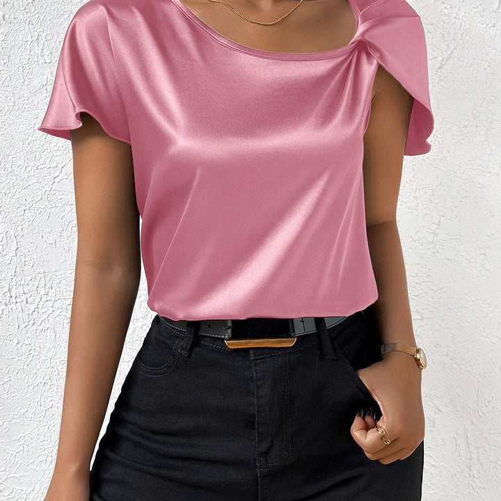 Gail™ - Trendy Top With Unique Shoulder Detail