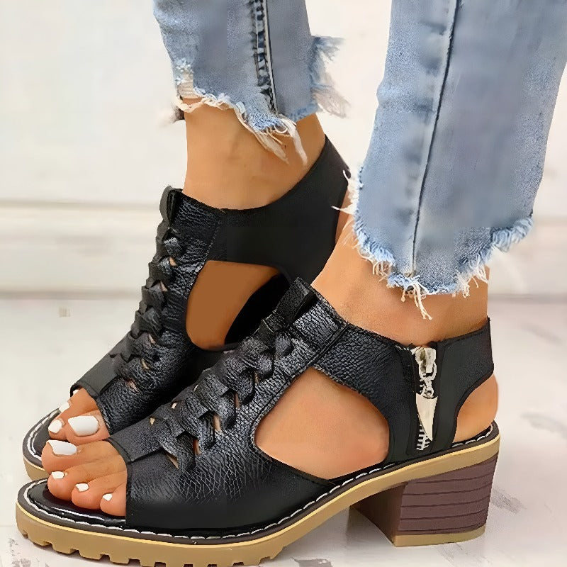 Danielle™ - Classic Leather Sandals