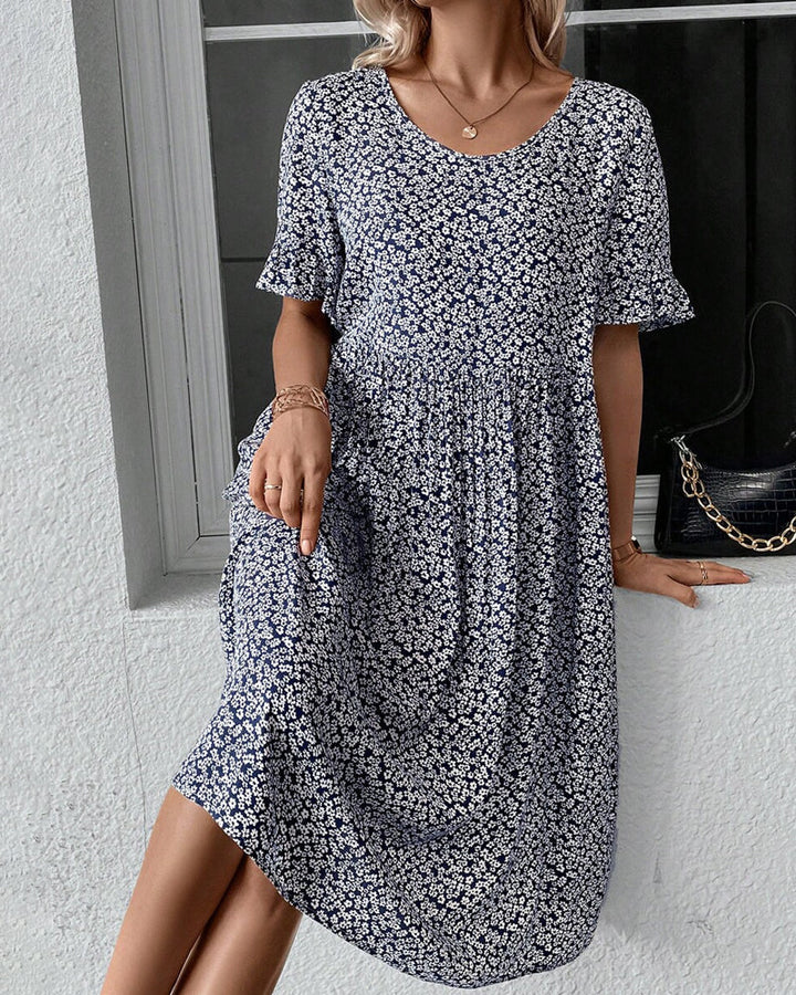 Clarisse™ - Floral Midi Dress