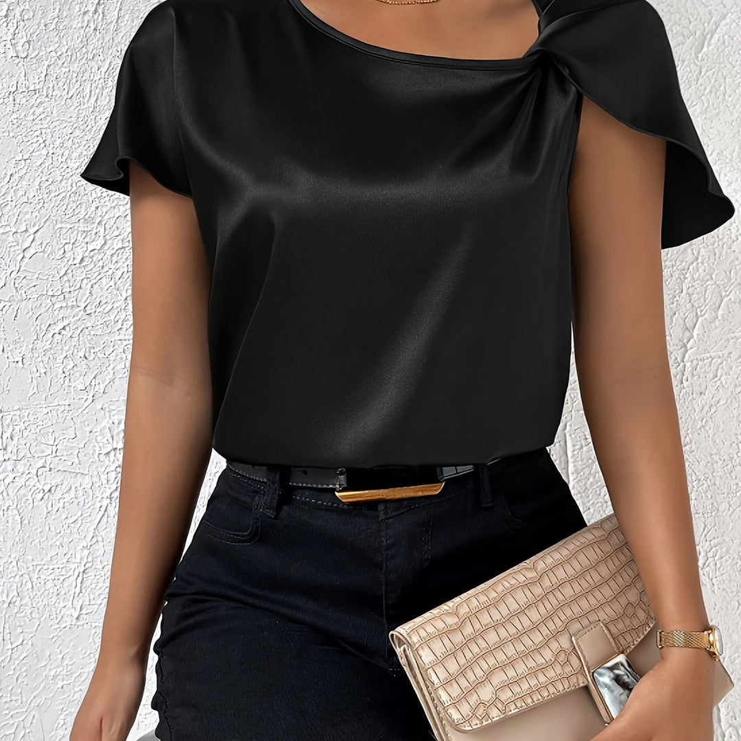 Gail™ - Trendy Top With Unique Shoulder Detail