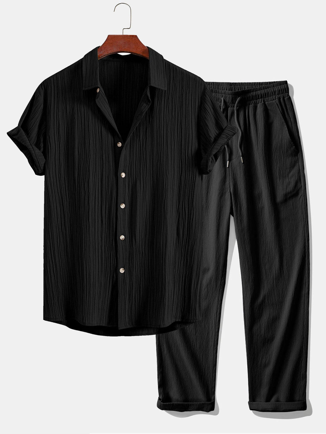 Hudson™ - Button-Up Shirt & Straight Pants